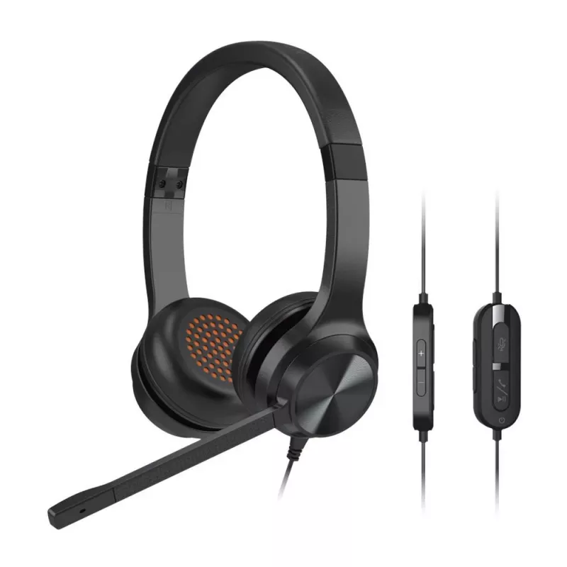 Creative 51EF0980AA000 Chat USB on-ear headset bedraad stereo zwart