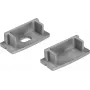 Eindkappen voor U-profiel 20 mm EUROLITE 51210867 zilver
