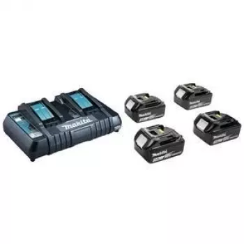 MAKITA voeding KIT 18V (BL1850Bx4+DC18RD) MAKPAC