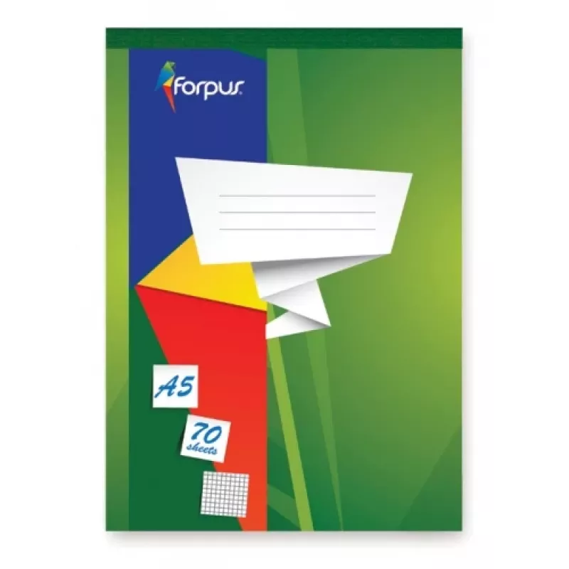 Notitieboek, uitneembare pagina's, Forpus, A5/70, geruit 0723-002