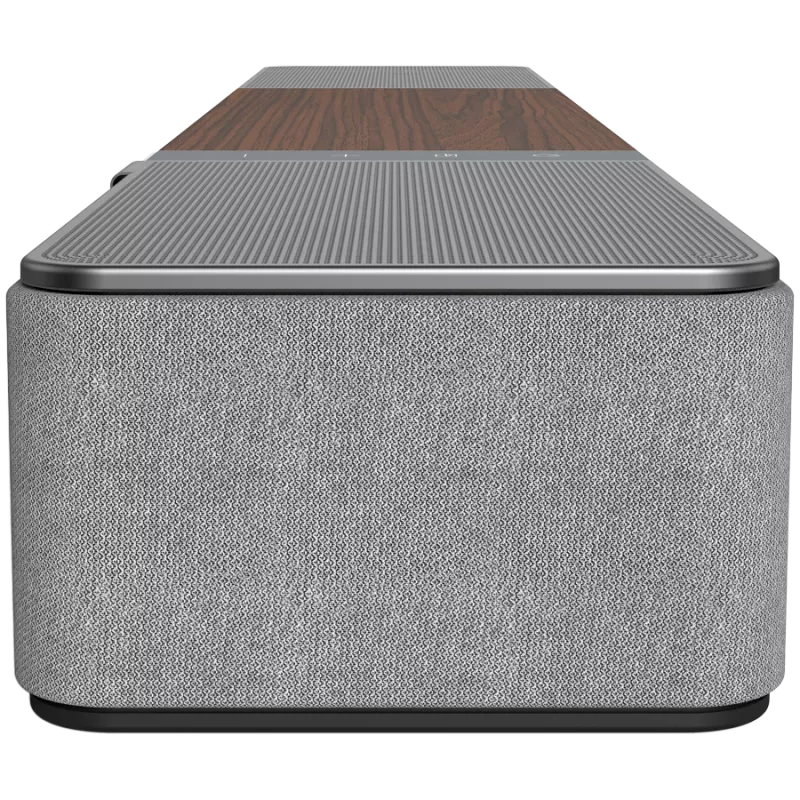 Soundbar KLIPSCH Flexus CORE 100 — 2.1 kanalen, 100 W, ingebouwde subwoofer, grijs/walnoot