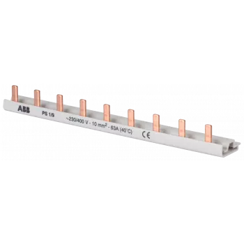 ABB 1-fasen verzamelrail PS1/9 pro M compact 9 modules gesloten PS1/9 (2CDL210001R1009)