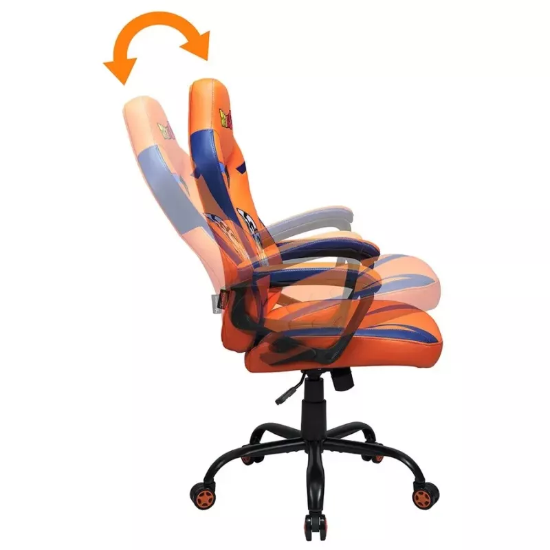 Bureaustoel Subsonic SA5573-D6 gevoerde zitting oranje