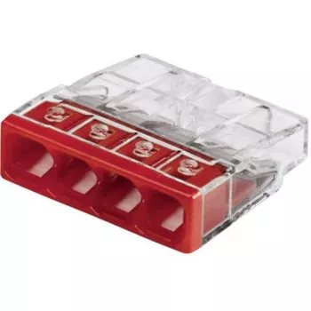 Wago klemverbinder 4-polig 0,5–2,5 mm² 24 A 400 V