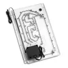 Bitspower Sedna O11DS distroplate voor LIAN LI O11 Dynamic Mini, ARGB, transparant
