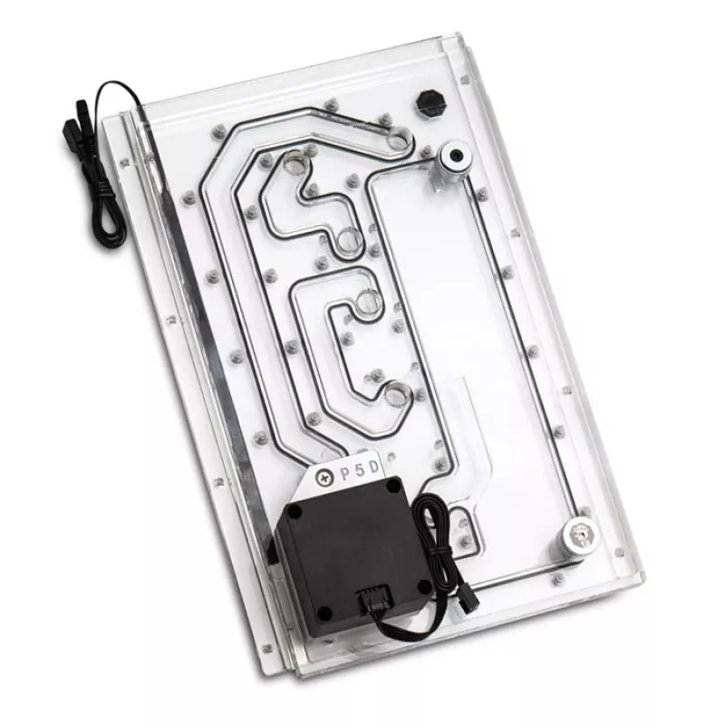 Bitspower Sedna O11DS distroplate voor LIAN LI O11 Dynamic Mini, ARGB, transparant