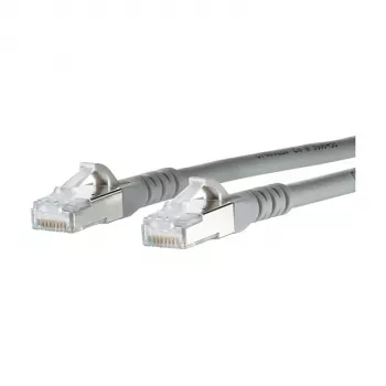 METZ CONNECT BTR IT CONNECT - patchkabel - RJ-45 (M) - RJ-45 (M) - 1,0 m - afgeschermd - CAT 6a - halogeenvrij - grijs (1308451033-E)