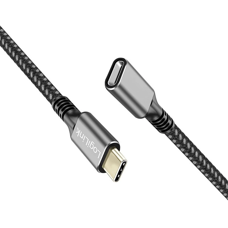 USB 3.2 Gen1 Type-C naar USB-C/F, PD, 2m