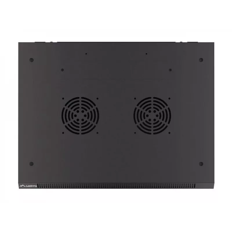 Lanberg wandmontage kast 19'' gedemonteerd plat pak 27U/600x450mm zwart