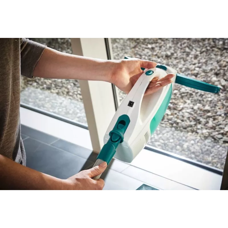 Leifheit raamwisser Glass Cleaner Dry&Clean met handgreep en wisservor 51003