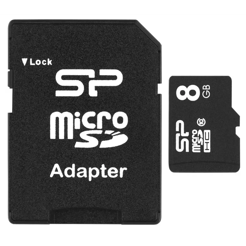 Silicon Power SP008GBSTH010V10SP geheugenkaart 8 GB MicroSDHC Class 10