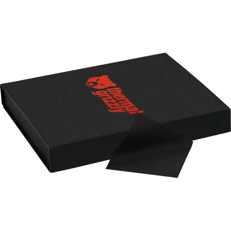 Warmtegeleidingspad Thermal Grizzly Carbonaut 32×32 mm, 0,2 mm dik, koolstofkleur