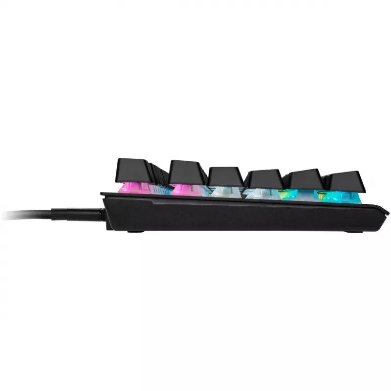 Corsair K60 PRO TKL optisch-mechanisch gamingtoetsenbord, OPX-switches, RGB, zwart