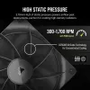 Ventilator Corsair iCUE LINK RX140 14 cm zwart 300-1700 tpm