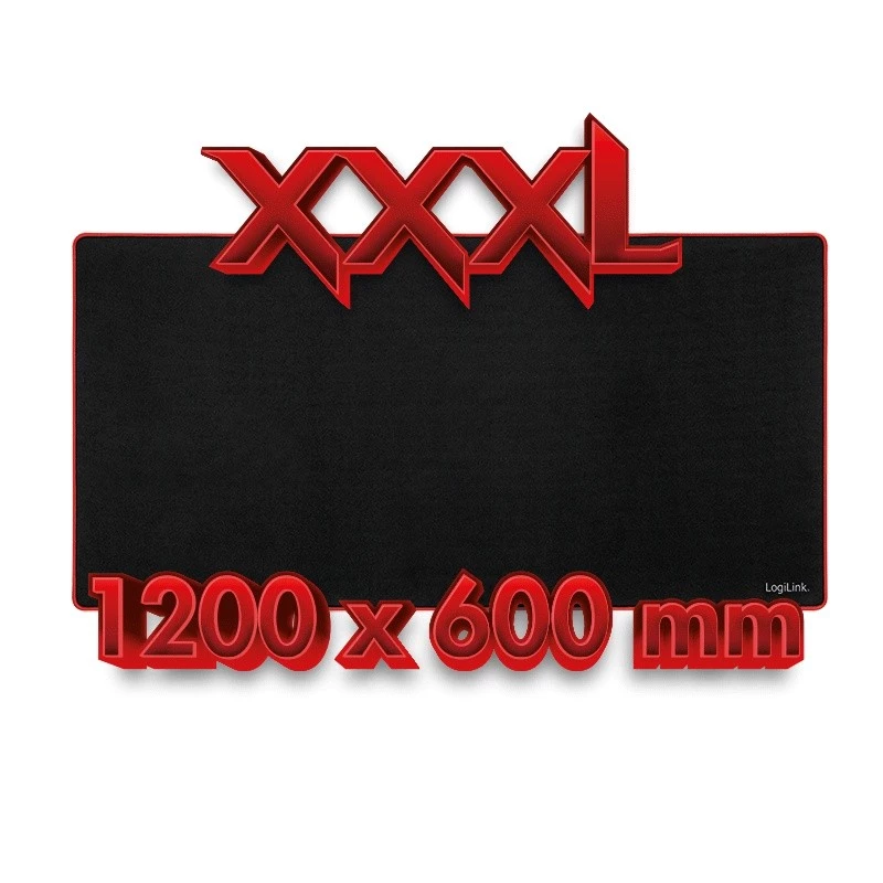XXXL gaming-muismat, zwart