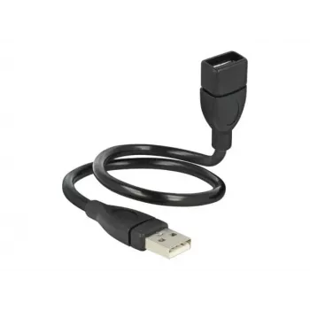 USB-kabel DeLOCK 35cm USB 2.0 83498 zwart