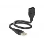 USB-kabel DeLOCK 35cm USB 2.0 83498 zwart