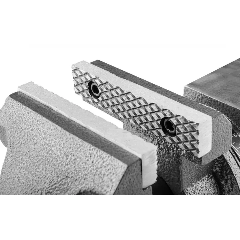 Draaibare lassersbankschroef NEO tools 100 mm 360° – werkbankschroef voor lasserij, model 35-030