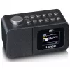 Lenco CR-625BK DAB+/FM-wekkerradio met Bluetooth en draadloos opladen, zwart