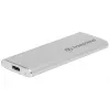 Transcend ESD240C - SSD - 480 GB - extern (draagbaar) - M.2 - USB 3.1 Gen 2 (USB-C-aansluiting) - zilver