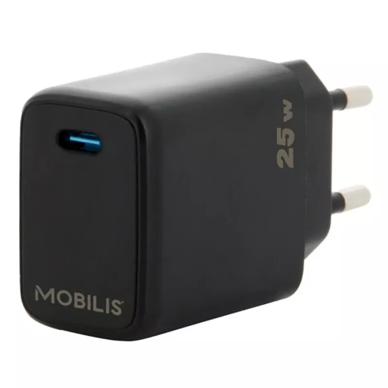 Oplader voor mobiele apparaten Mobilis 001380 universeel zwart AC snel opladen