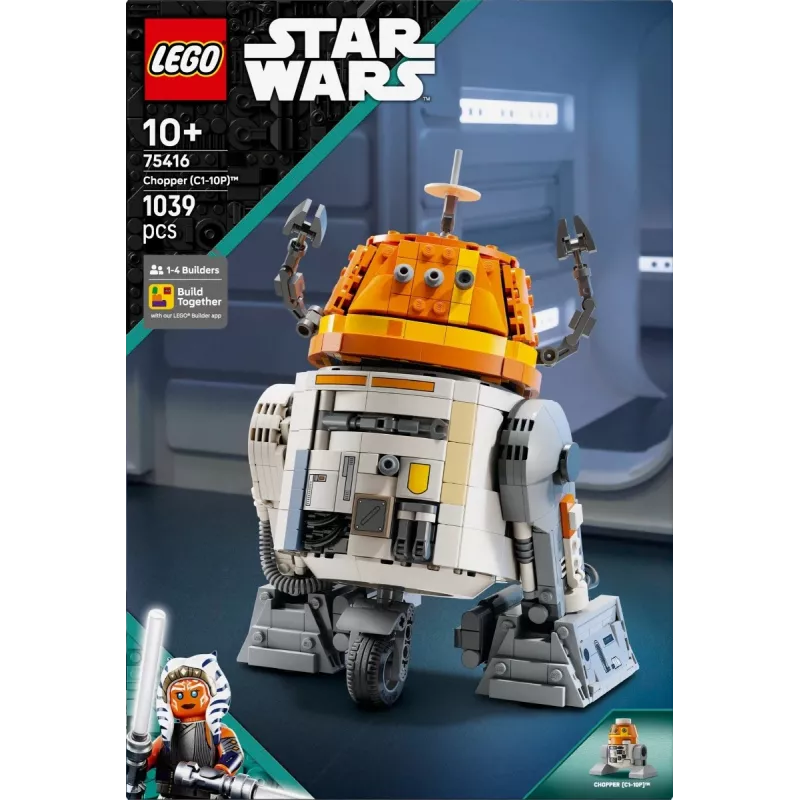 Constructieset LEGO Star Wars Chopper C1-10P Astromech-droidemodel 75416, 1039 onderdelen, leeftijd 10+, hoogte 220 mm