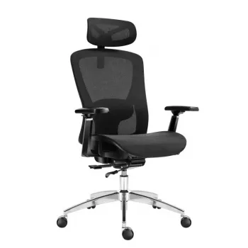 Expert 5.3 zwart mesh draaistoel