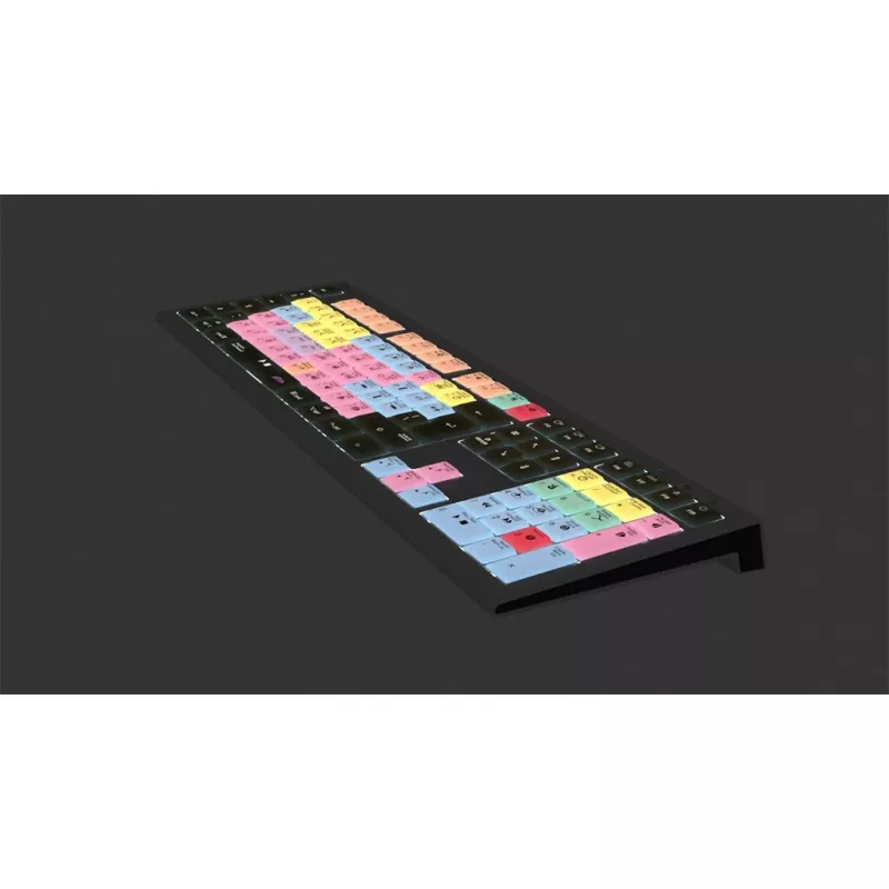 Logickeyboard ASTRA 2 USB QWERTY toetsenbord zwart full-size 104 toetsen