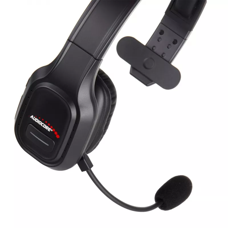 Audiocore 74452 Bluetooth-headset koptelefoon ruisonderdrukking microfoon callcenter Google Siri kantoor draadloos