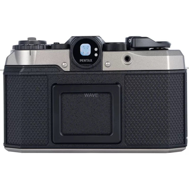 Pentax 17 filmcamera, zwart/zilver