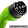 Mobiele lader voor elektrische voertuigen QOLTEC 52468 Type 2, 3,5 kW, 16 A, 5 m kabel, IP65