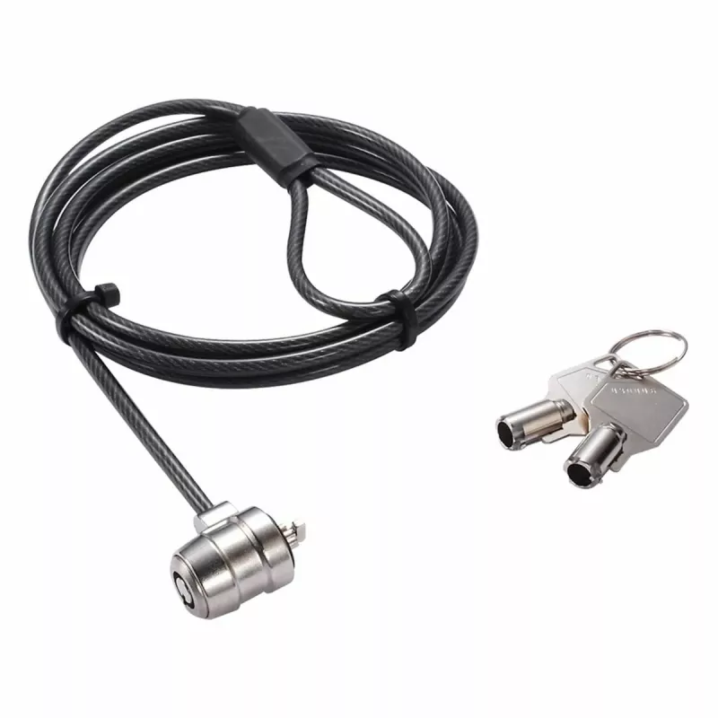 Dicota beveiligingskabel T-Lock Base, met sleutel, 3x7mm slot