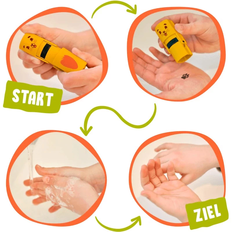 Stempel Colop 156693 rond meerkleurig voor kinderen