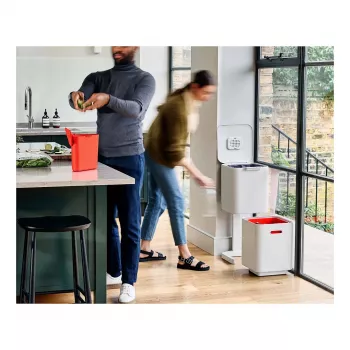 Joseph Joseph afvalbak Totem 40 L steengrijs