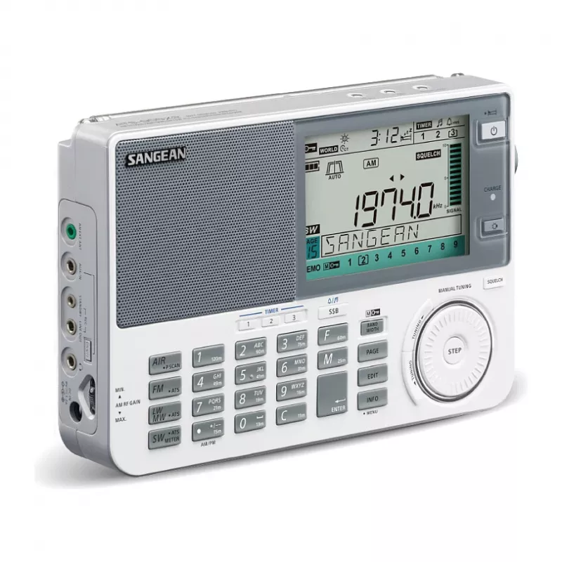 Draagbare radio Sangean ATS-909 X2 — wit — AM FM SW digitale tuner