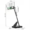 Frame voor basketbalring Salta Guard 138 x (296–371) x 240 cm, model 5134