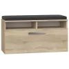 Gesloten schoenenorganizer Top e Shop RIVA SZAFKA SONOMA — eikenfineer, 850×460 mm, 16 mm spaanplaat
