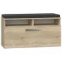 Top e Shop RIVA SZAFKA SONOMA gesloten schoenenorganizer, eiken