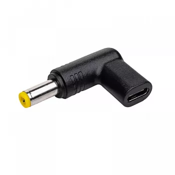 Akyga AK-ND-C01 laadadapter USB-C naar DC 5,5 x 2,5 mm voor notebooks, 18,5-20 V, 100 W