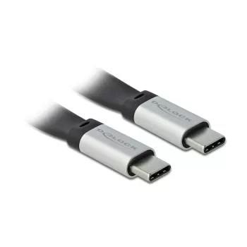 USB-kabel DeLOCK 85926 USB 3.2 Gen 2 0,22 m USB C zwart zilver