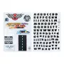 Muursticker Paladone Hot Wheels Personalisation PP13745HW — decoratieve zelfklevende stickers voor kinderkamer
