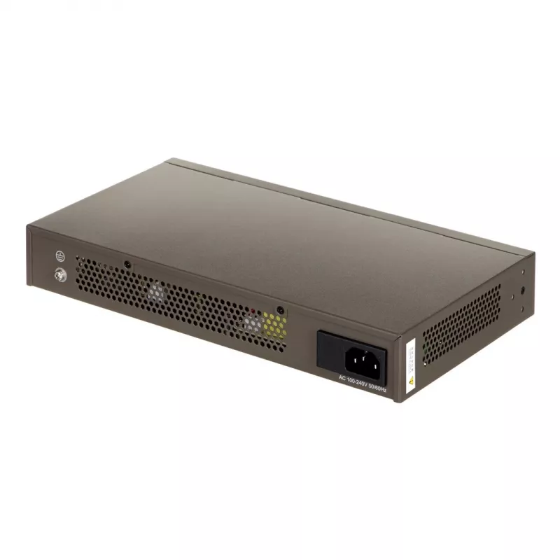 Unmanaged switch TENDA TEG1024D 24-poorts Gigabit Ethernet, 48 Gbps, 8000 MAC-tabel, blauw
