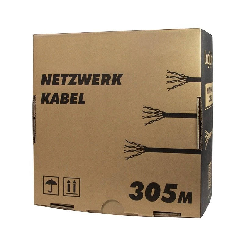 Netwerkkabel LogiLink CPV0015 RJ45 Cat5e 305m beige