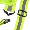 Veiligheids-LED-reflectorvest MACLEAN MCE425 – 360° zichtbaarheid, verstelbare maat