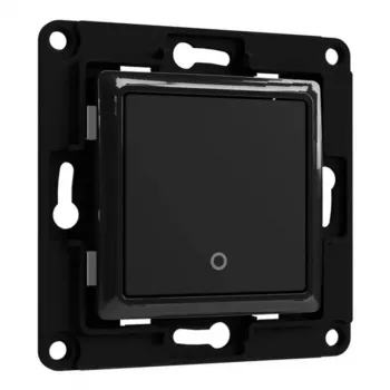 Lichtschakelaar Shelly Wall Switch 1 zwart