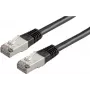 Patchkabel ROLINE S/FTP (PiMF) Cat.6 10,0 m zwart