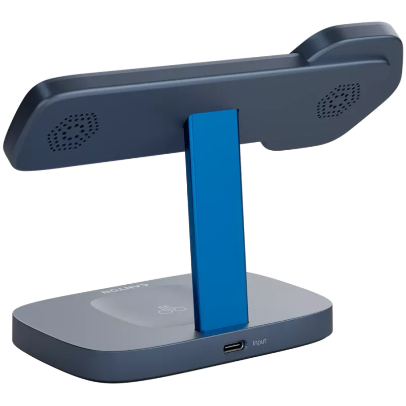 Draadloos oplaadstation CANYON WCS-310 Canyon donkergrijs – Qi-compatibele rechtopstaande oplader