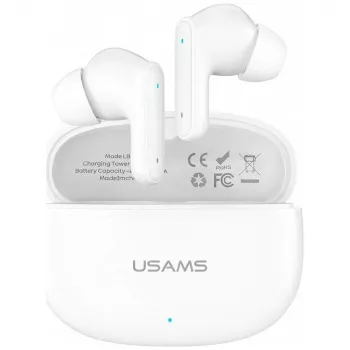 Bluetooth-hoofdtelefoon 6.0 E05 TWS wit