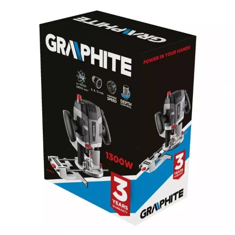 Bovenfrees 1300W Grap344hite spantang 6-12mm
