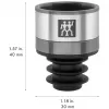 Wijnbewaaringspomp ZWILLING Fresh & Save 36802-000-0 — grijs, kunststof, 40 mm hoogte, 3 cm diameter